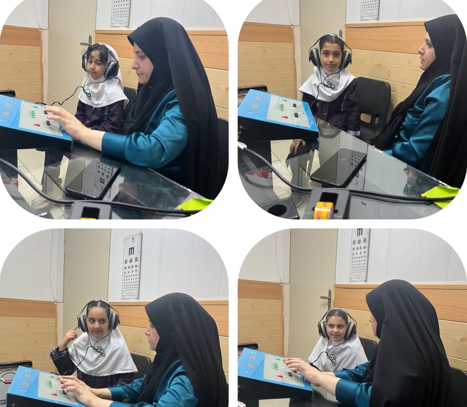 انجام تست شنوایی برای دانش آموزان داوطلب
